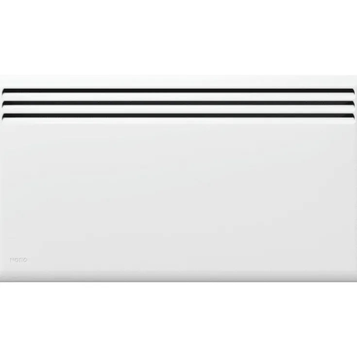 Outlet Nobø NFK4N elradiator med termostat & frontudslip, 230V, 500W, 5-8 m² Elradiatorer