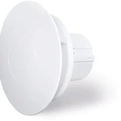 New NHTR badventilator, fugtstyring, timer, Ø100 mm, hvid Badeværelsesventilatorer