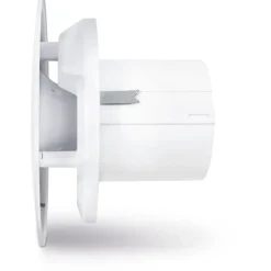 New NHTR badventilator, fugtstyring, timer, Ø100 mm, hvid Badeværelsesventilatorer