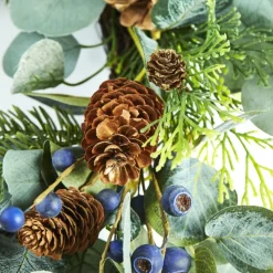 Clearance julekrans med blåbær Julekranse & Granguirlander