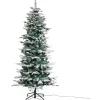 New kunstigt juletræ med lys, 180 x 86 cm Kunstige Juletræer