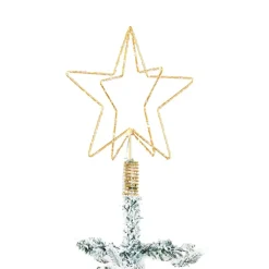 Sale topstjerne med lys Julepynt Med Lys