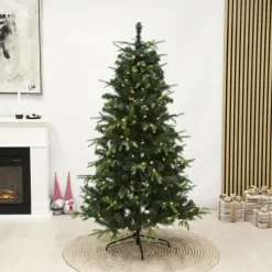Clearance Vigga kunstigt juletræ med lys, 200 x 134 cm Kunstige Juletræer