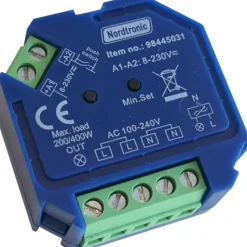 New Box Dimmer Triac bagkantsdæmper Lysdæmpere|Nordtronic