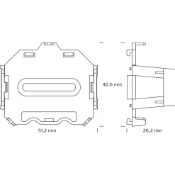 Discount Clips til Box til DIN-skinnemontering, 5 stk Lysdæmpere|Nordtronic