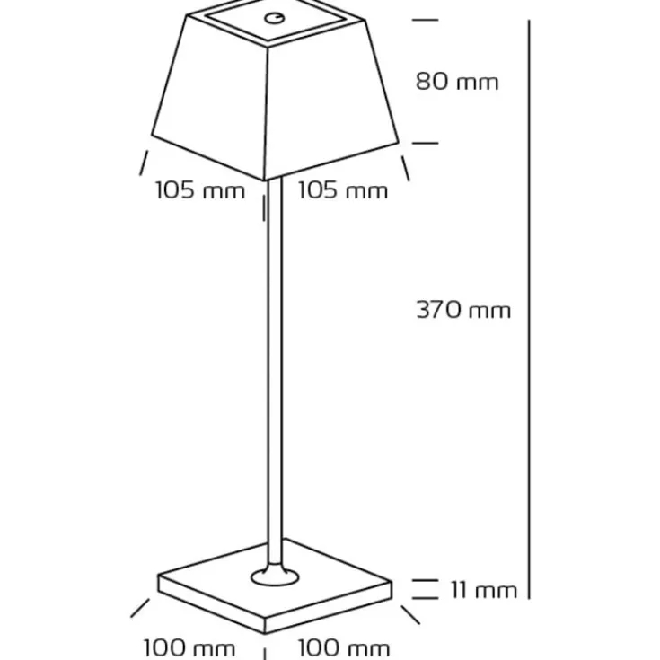 New Conexos genopladelig bordlampe, Udendørs Bordlamper|Udendørs Batterilamper