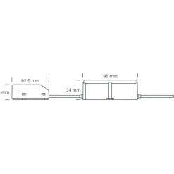 Clearance driver til Low Profile Flexible indbygningsspots, 25W Transformere & Drivere|Nordtronic