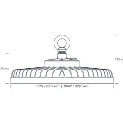 Hot Ecotech Highbay pendel, Nordtronic