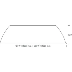 Clearance Ecotech reflektor til Highbay, 200W, Lampeskærme|Nordtronic
