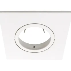 Outlet firkantet front til Quick Install G2 og Uni Install G2 spots, Indbygningsspots|Nordtronic