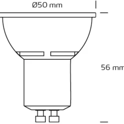 Outlet Long Life GU10 spotpære, , 5W Nordtronic