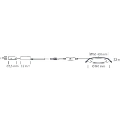 New Lucette G2 indbygningsspot, Nordtronic