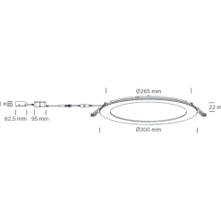 Outlet Lucette G2 indbygningsspot, Indbygningsspots|Nordtronic