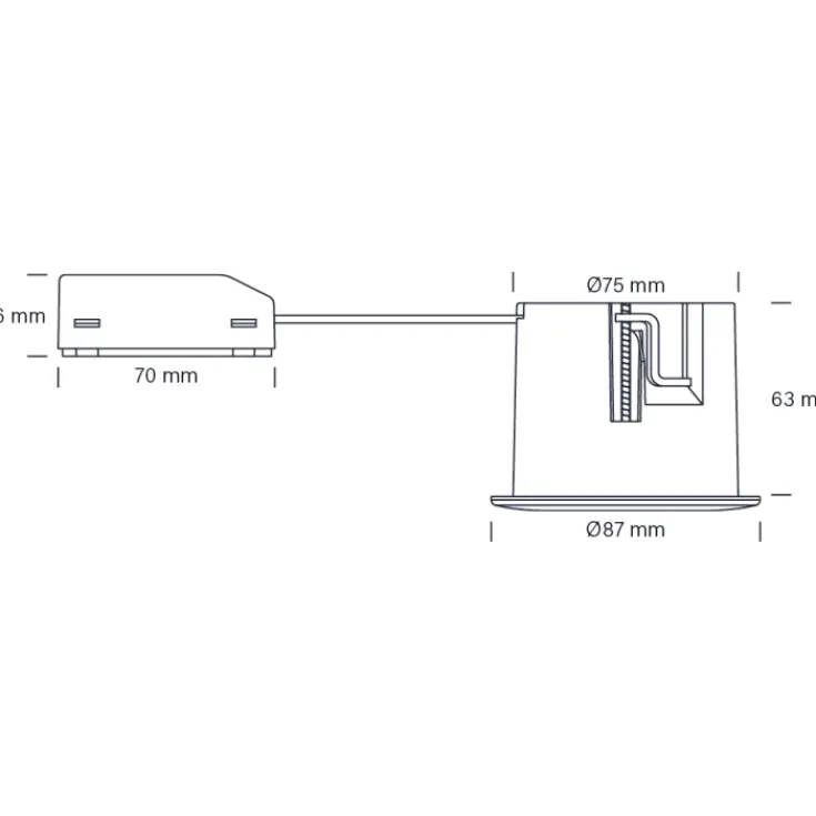 Sale Quick Install G2 indbygningsspot uden front Indbygningsspots|Nordtronic