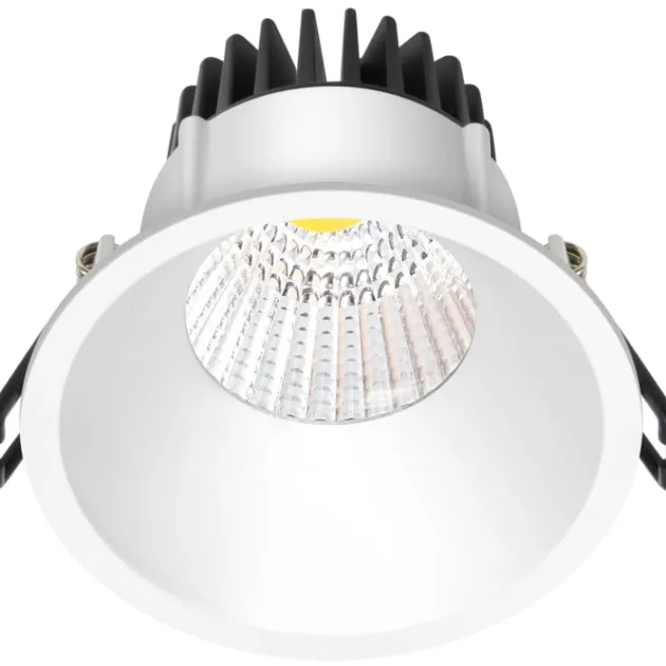 Discount Velia indbygningsspot, mat hvid, 3000K Nordtronic