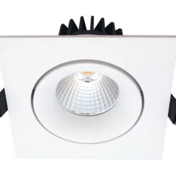 Best Velia Tilt indbygningsspot, firkantet, mat hvid, Indbygningsspots|Nordtronic