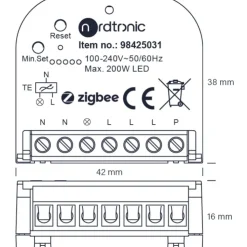 Best Zigbee lysdæmper til indbygning Lysdæmpere|Nordtronic