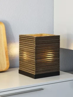 Online Decor Cardboard Square bordlampe Bordlamper