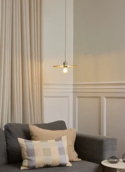 Outlet Decor Plissee pendel, beige Loftlamper