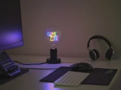 Best Letter Game Zone bordlampe Gaming Udstyr|Bordlamper