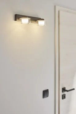 Best Orbis Flame spejllampe, 3000-4000K, sort, 30 cm Spejllamper