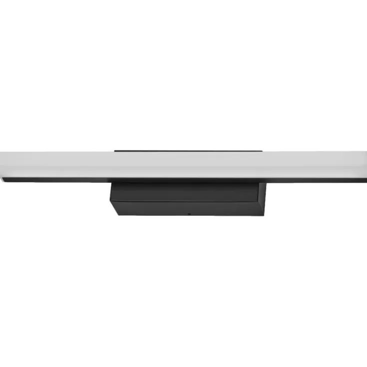 Clearance Orbis spejllampe, 3000-4000K, 6,8W, sort Spejllamper