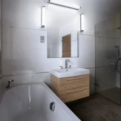 Best Orbis Tube spejllampe, 40 cm, krom Spejllamper