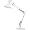 Outlet Retro skrivebordslampe, hvid Bordlamper
