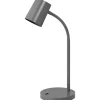 New Trapezium skrivebordslampe, grå Bordlamper