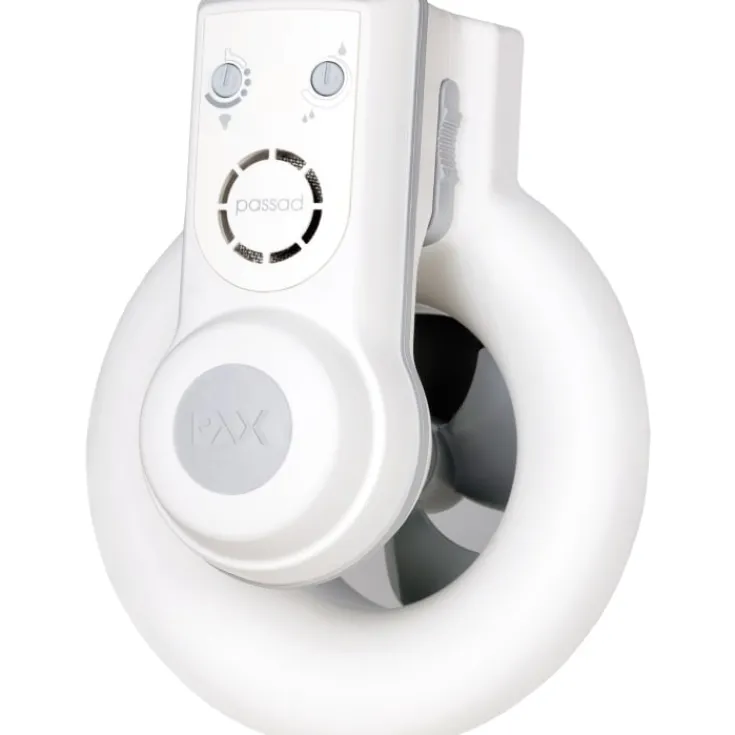 Clearance Passad 30 badventilator, fugtstyring, sensor, Ø100 mm, hvid Badeværelsesventilatorer