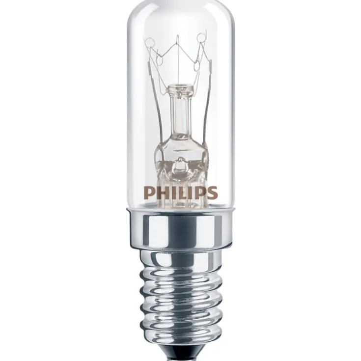 E14 glødepære rørformet, 7W, 2700K Glødepærer|Philips
