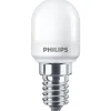 Outlet E14 køleskabspære, 2700K, 1,7W Philips