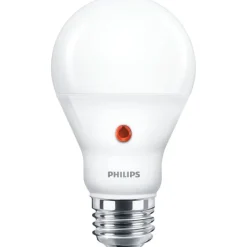 New E27 nat & dag standardpære, , 7,5W Philips
