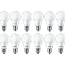 Hot E27 standardpære, , 8W, 12-pak Philips
