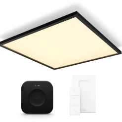 Outlet Philips Hue Aurelle LED panel, sort, 60x60 cm, startsæt Indendørs Belysning
