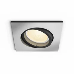 New Centura indbygningsspot, firkantet, aluminium Philips Hue|Philips Hue