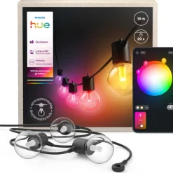 Clearance Festavia Globe udendørs lyskæde, 20 lys, Philips Hue|Philips Hue