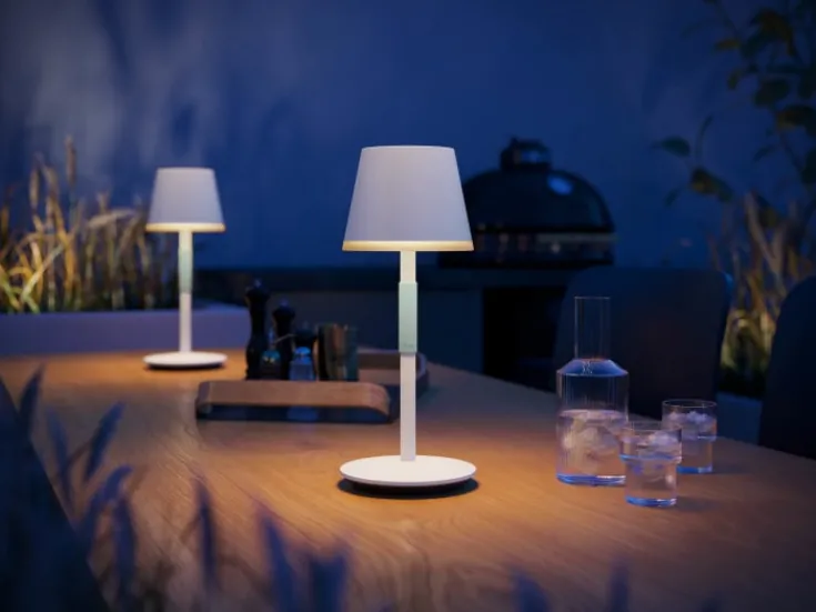 Online Go genopladelig udendørs bordlampe, Udendørs Bordlamper|Udendørs Batterilamper