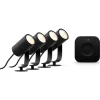 Discount Philips Hue Lily havespots med Bridge Pro, 4-pak Udendørs Belysning|Havelamper