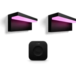 Philips Hue Nyro udendørs væglamper med Bridge Pro, 2-pak Udendørs Væglamper|Udendørs Belysning