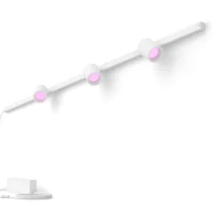 Sale Perifo strømskinnesæt til væg, 3 skinnespots, Philips Hue|Philips Hue