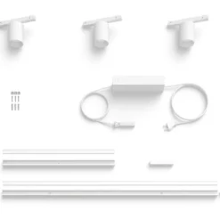 Sale Perifo strømskinnesæt til væg, 3 skinnespots, Philips Hue|Philips Hue