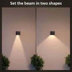 Resonate udendørs væglampe, sort Philips Hue|Philips Hue