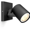 Best Runner væglampe, sort, forlængelsessæt Philips Hue|Philips Hue