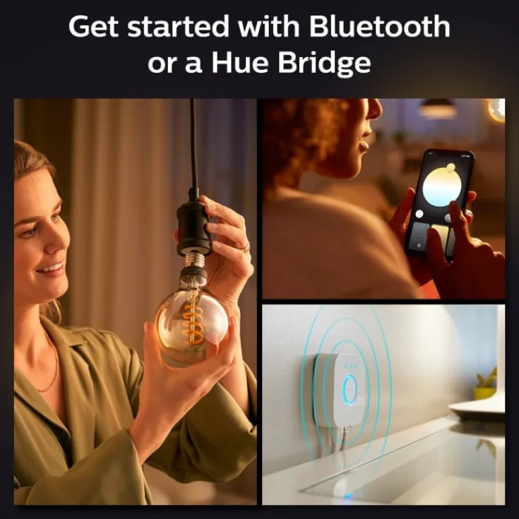 Discount White Ambiance E27 globepære, 2200K-4500K, 7W, Lyskilder|Philips Hue