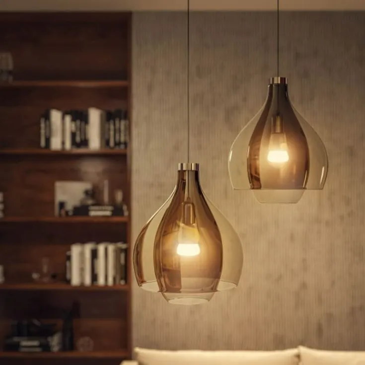 White Ambiance E27 standardpære, 2200K-6500K, 8W, 2-pak Lyskilder|Philips Hue