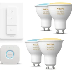 Online White Ambiance GU10 spotpære, startsæt Lyskilder|Philips Hue