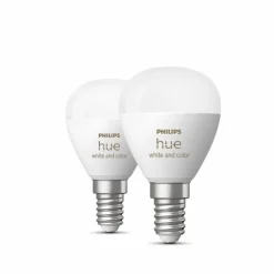 Best White Color Ambiance E14 kronepære, 2000K-6500K, 5,1W, 2-pak Lyskilder|Philips Hue