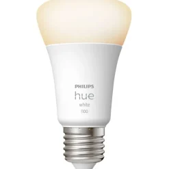 Clearance White E27 standardpære, 2700K, 9,5W Lyskilder|Philips Hue