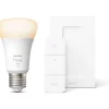 New White E27 standardpære, startsæt Lyskilder|Philips Hue